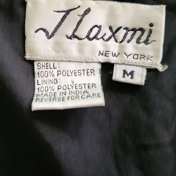 J Laxmi Embroidered Medium Black and White Blazer - Picture 3 of 3